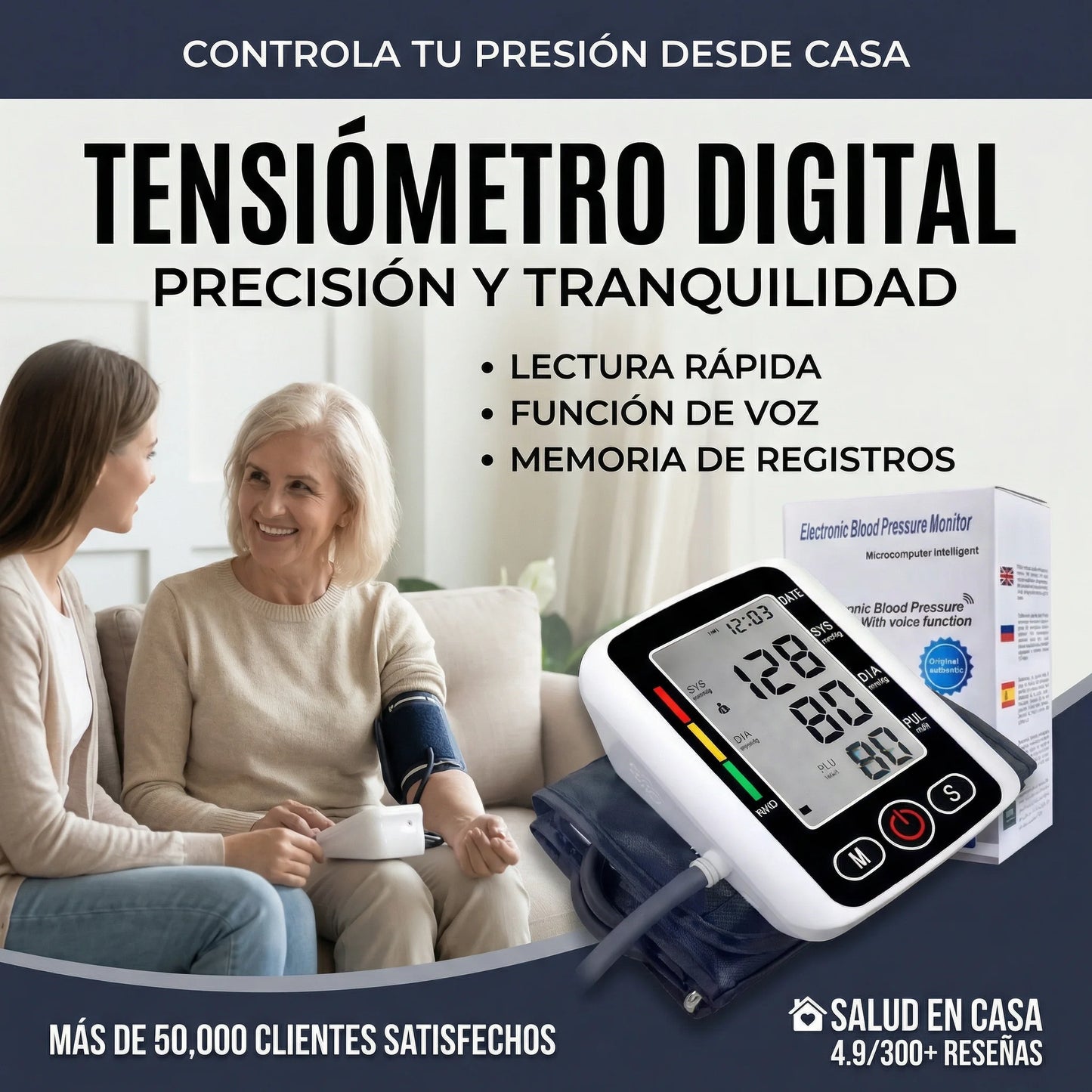 Tensiometro de brazo digital