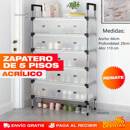 Organizador Zapatero de 6 Niveles