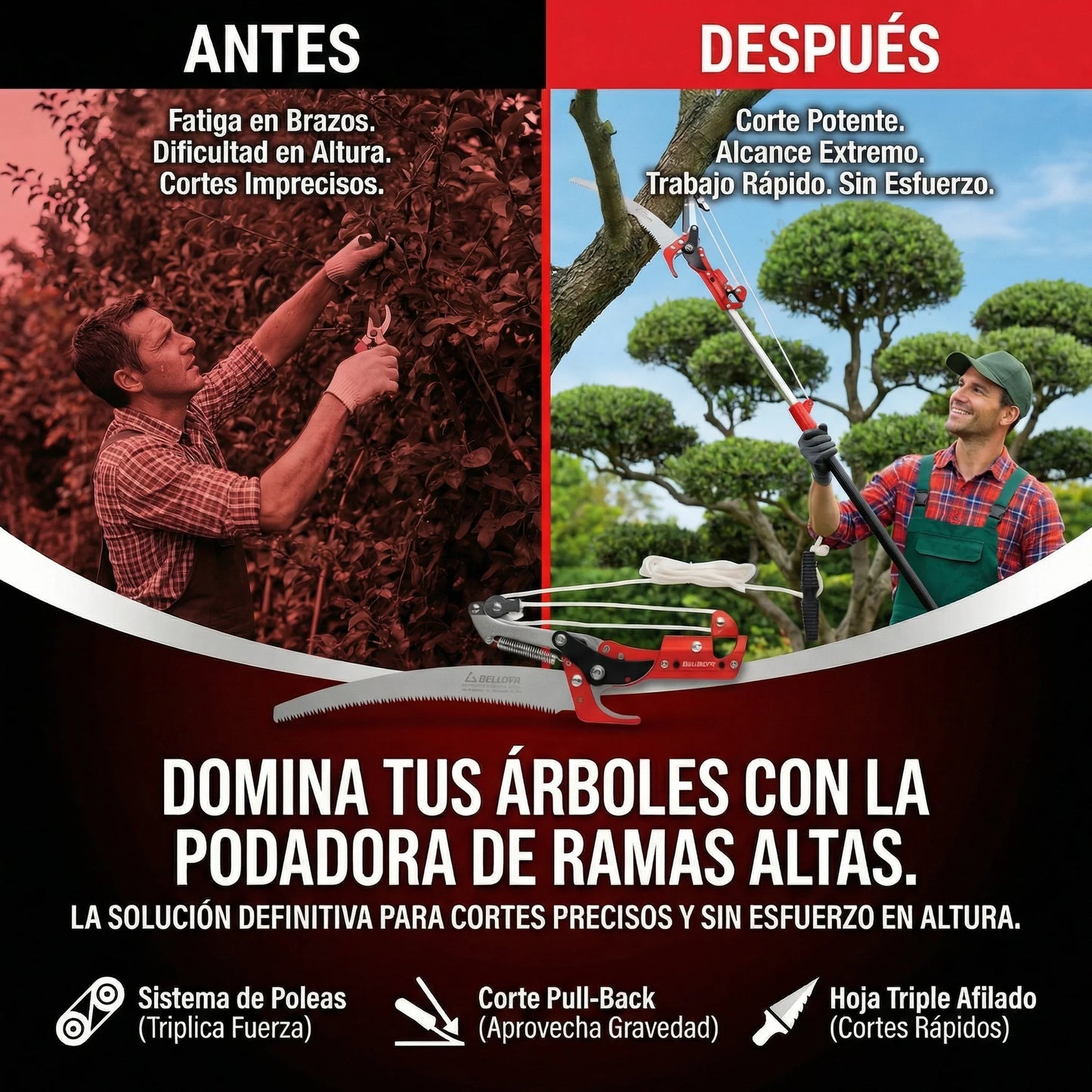PODADOR DE RAMAS ALTAS