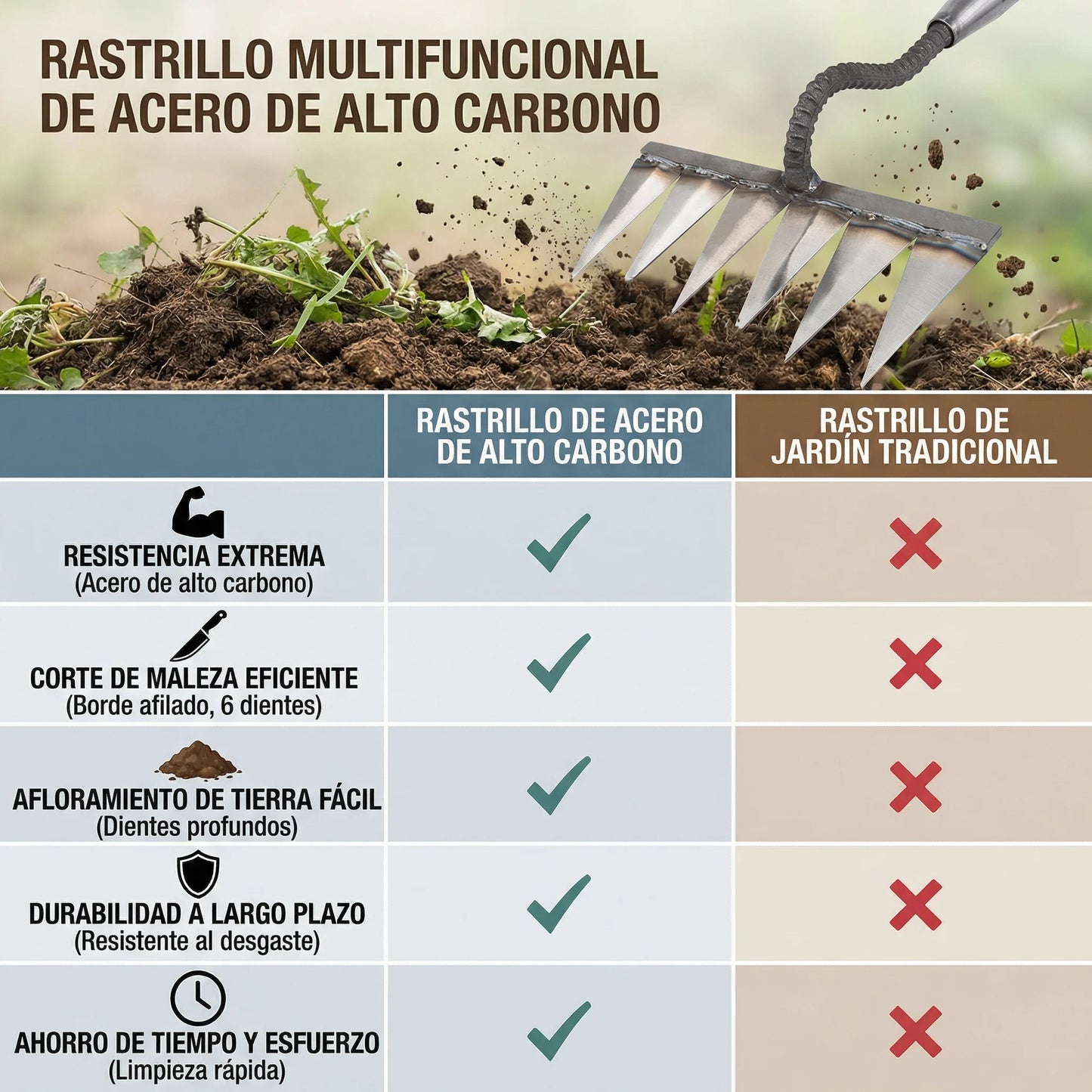 Rastrillo Deshierbe
