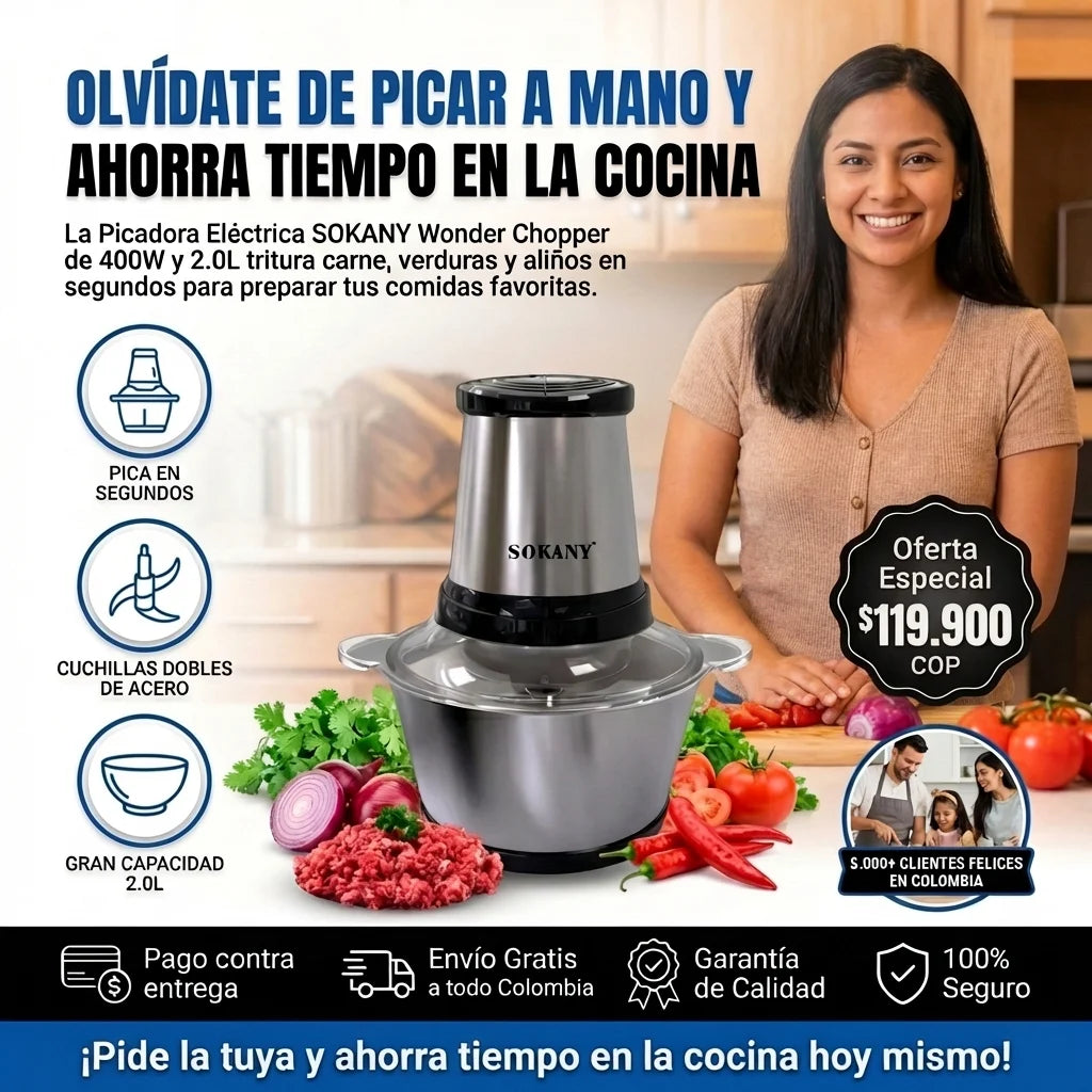 Picador eléctrico 2 L